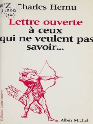 cover image of Lettre ouverte à ceux qui ne veulent pas savoir...